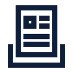 Invoice Ledger Line SVG Icon